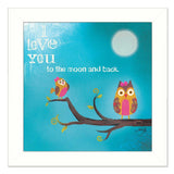 To the Moon II White Framed Print Wall Art - Homeroots - Flyclothing LLC