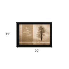 Its About Love 2 Black Framed Print Wall Art - Homeroots