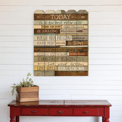 Today is a Brand New Day Unframed Print Wall Art - Homeroots