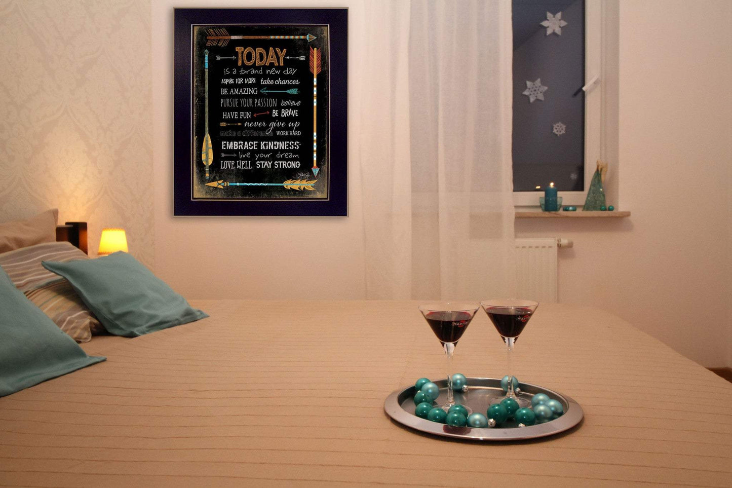 Today is a Brand New Day 3 Black Framed Print Wall Art - Homeroots - Flyclothing LLC