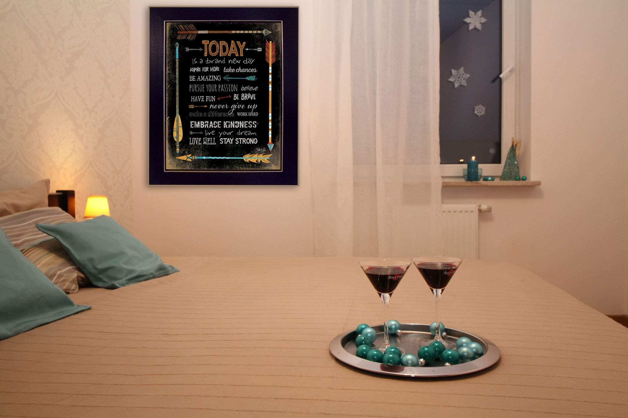 Today is a Brand New Day 3 Black Framed Print Wall Art - Homeroots - Flyclothing LLC