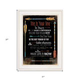 This is Your Time 1 White Framed Print Wall Art - Homeroots - Flyclothing LLC