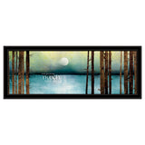 Love You to the Moon and Back 1 Black Framed Print Wall Art - Homeroots - Flyclothing LLC