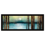 Love You to the Moon and Back 1 Black Framed Print Wall Art - Homeroots