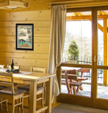 Go to the Lake Black Framed Print Wall Art - Homeroots - Flyclothing LLC