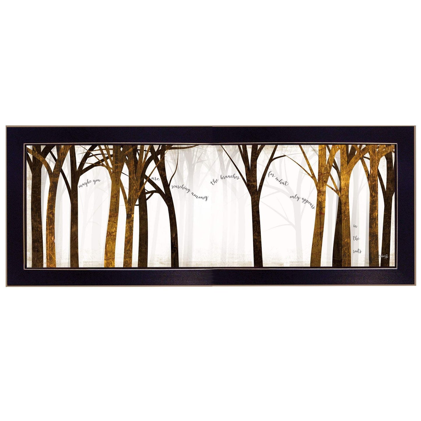In the Roots Black Framed Print Wall Art - Homeroots - Flyclothing LLC