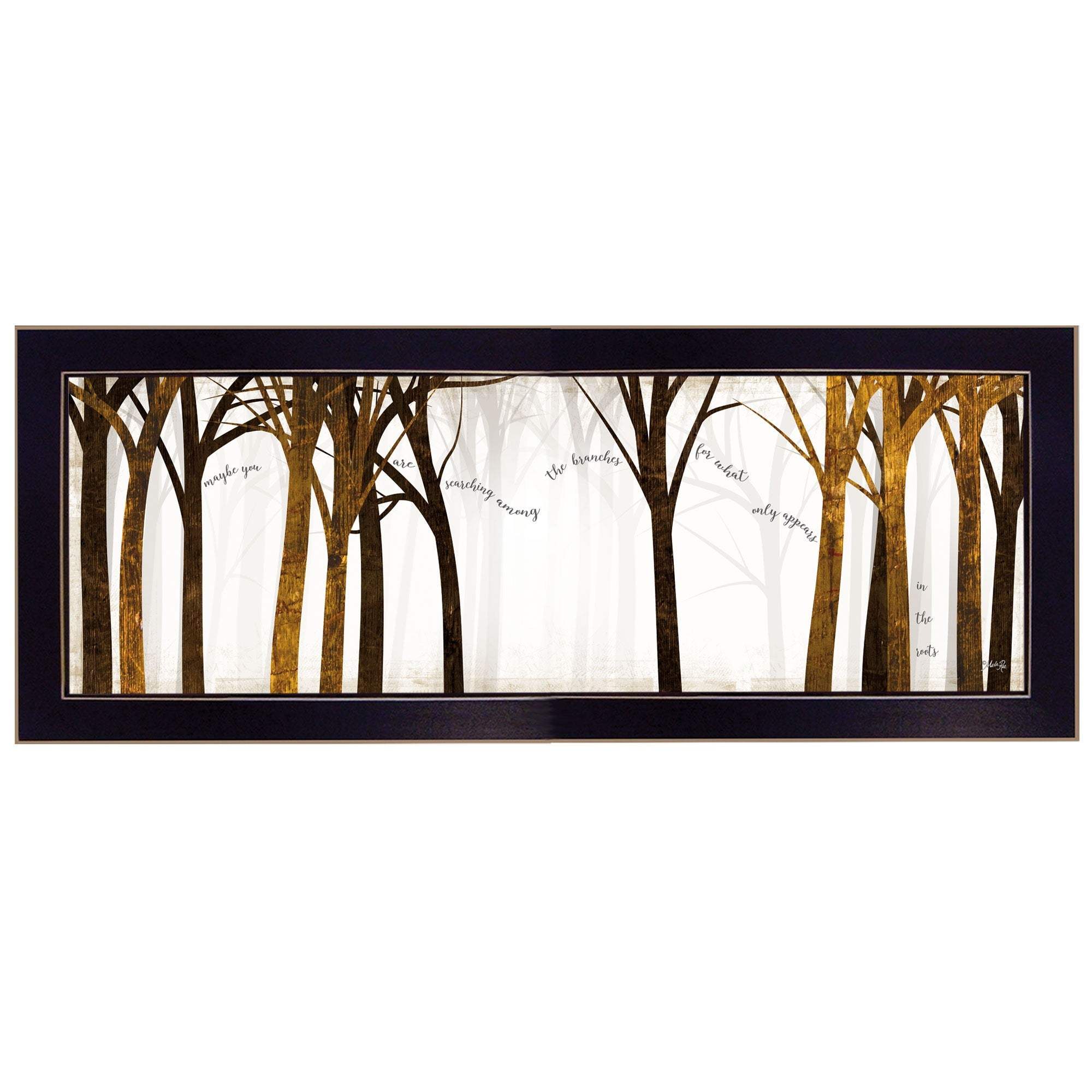 In the Roots Black Framed Print Wall Art - Homeroots - Flyclothing LLC