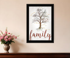 Family Tree 2 Black Framed Print Wall Art - Homeroots