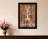Family Roots 2 Black Framed Print Wall Art - Homeroots