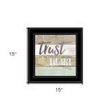 Trust in the Lord 2 Black Framed Print Wall Art - Homeroots - Flyclothing LLC