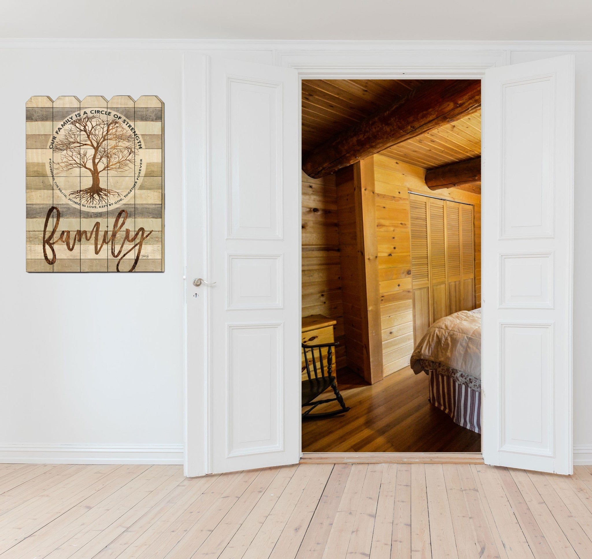 Circle of Strength Unframed Print Wall Art - Homeroots