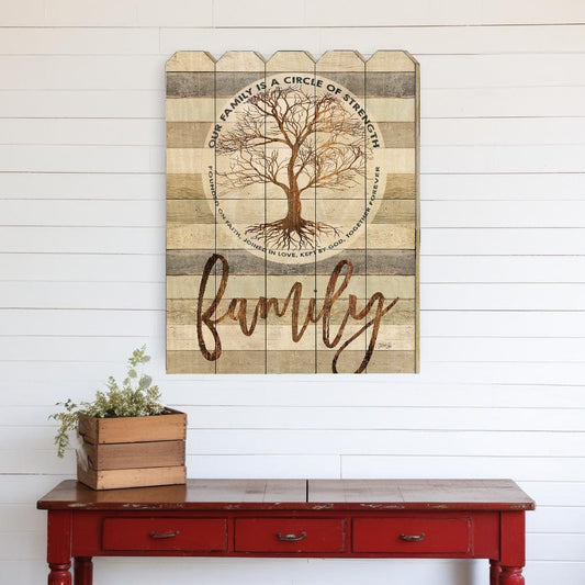 Circle of Strength Unframed Print Wall Art - Homeroots