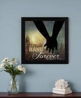 Hold My Hand Forever 2 Black Framed Print Wall Art - Homeroots - Flyclothing LLC