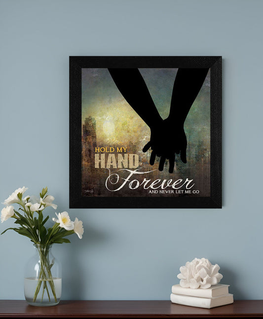 Hold My Hand Forever 2 Black Framed Print Wall Art - Homeroots