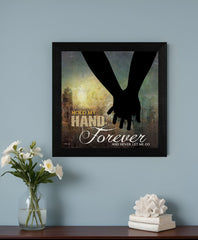 Hold My Hand Forever 2 Black Framed Print Wall Art - Homeroots