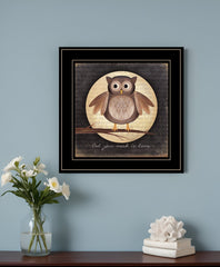 Owl You Need is Love 2 Black Framed Print Wall Art - Homeroots