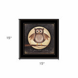 Owl You Need is Love 2 Black Framed Print Wall Art - Homeroots - Flyclothing LLC