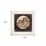 Owl Always Love and Need You 1 White Framed Print Wall Art - Homeroots - Flyclothing LLC