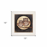 Owl Always Love and Need You 1 White Framed Print Wall Art - Homeroots - Flyclothing LLC