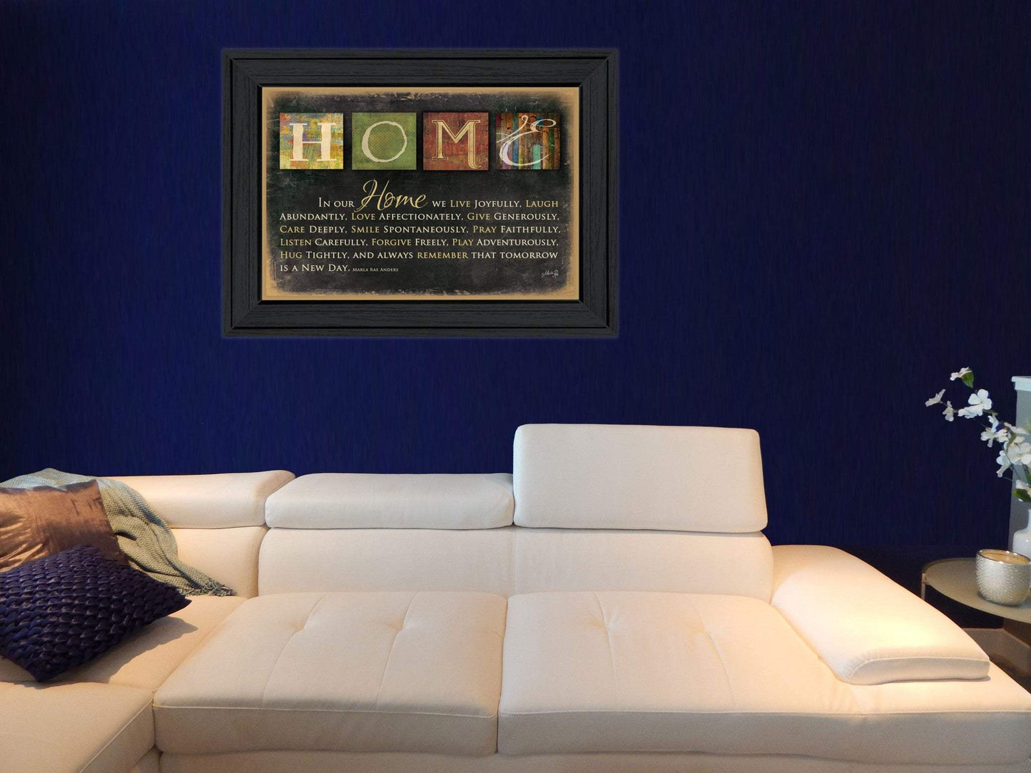 In Our Home 6 Black Framed Print Wall Art - Homeroots - Flyclothing LLC