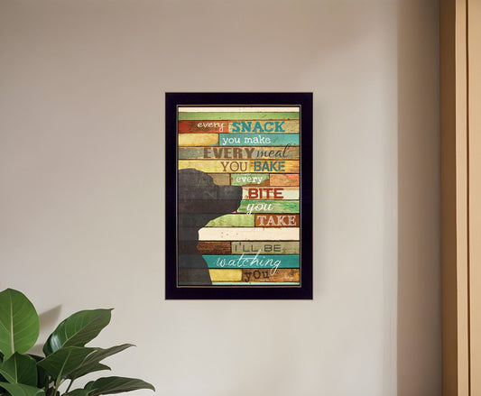 Ill Be Watching You 4 Black Framed Print Wall Art - Homeroots