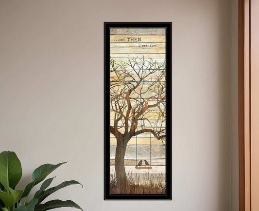 And then I met You 1 Black Framed Print Wall Art - Homeroots - Flyclothing LLC