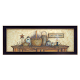 Live Life Simply Black Framed Print Wall Art - Homeroots