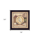 Live Today 1 Black Framed Print Wall Art - Homeroots - Flyclothing LLC