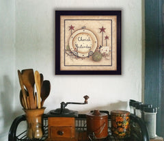 Cherish Yesterday 1 Black Framed Print Wall Art - Homeroots