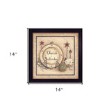 Cherish Yesterday 1 Black Framed Print Wall Art - Homeroots - Flyclothing LLC