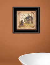 Bath House 4 Black Framed Print Bathroom Wall Art - Homeroots - Flyclothing LLC