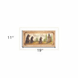 Natures Calling 2 White Framed Print Bathroom Wall Art - Homeroots - Flyclothing LLC