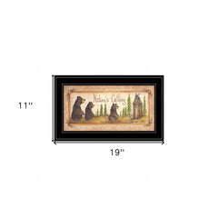 Natures Calling 3 Black Framed Print Bathroom Wall Art - Homeroots