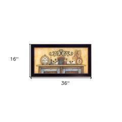Come Gather at Our Table 2 Black Framed Print Wall Art - Homeroots