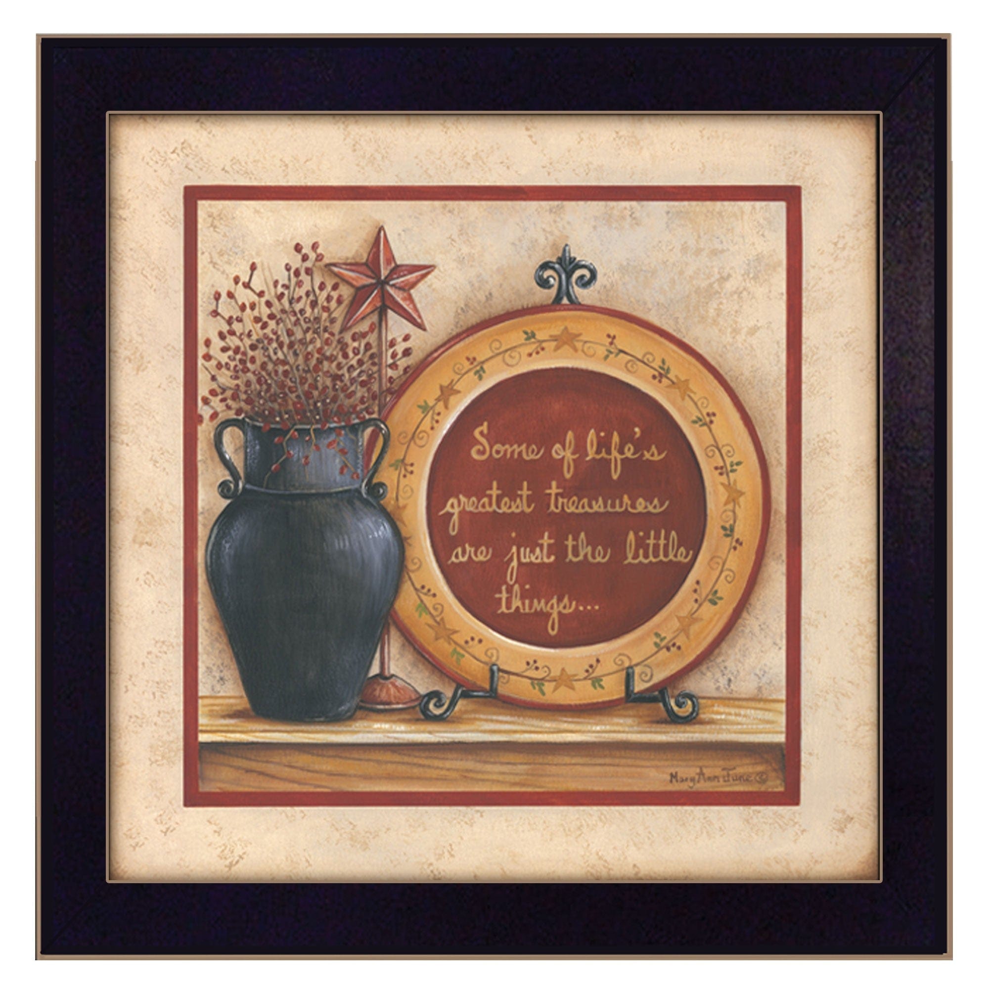 Greatest Treasures 1 Black Framed Print Wall Art - Homeroots