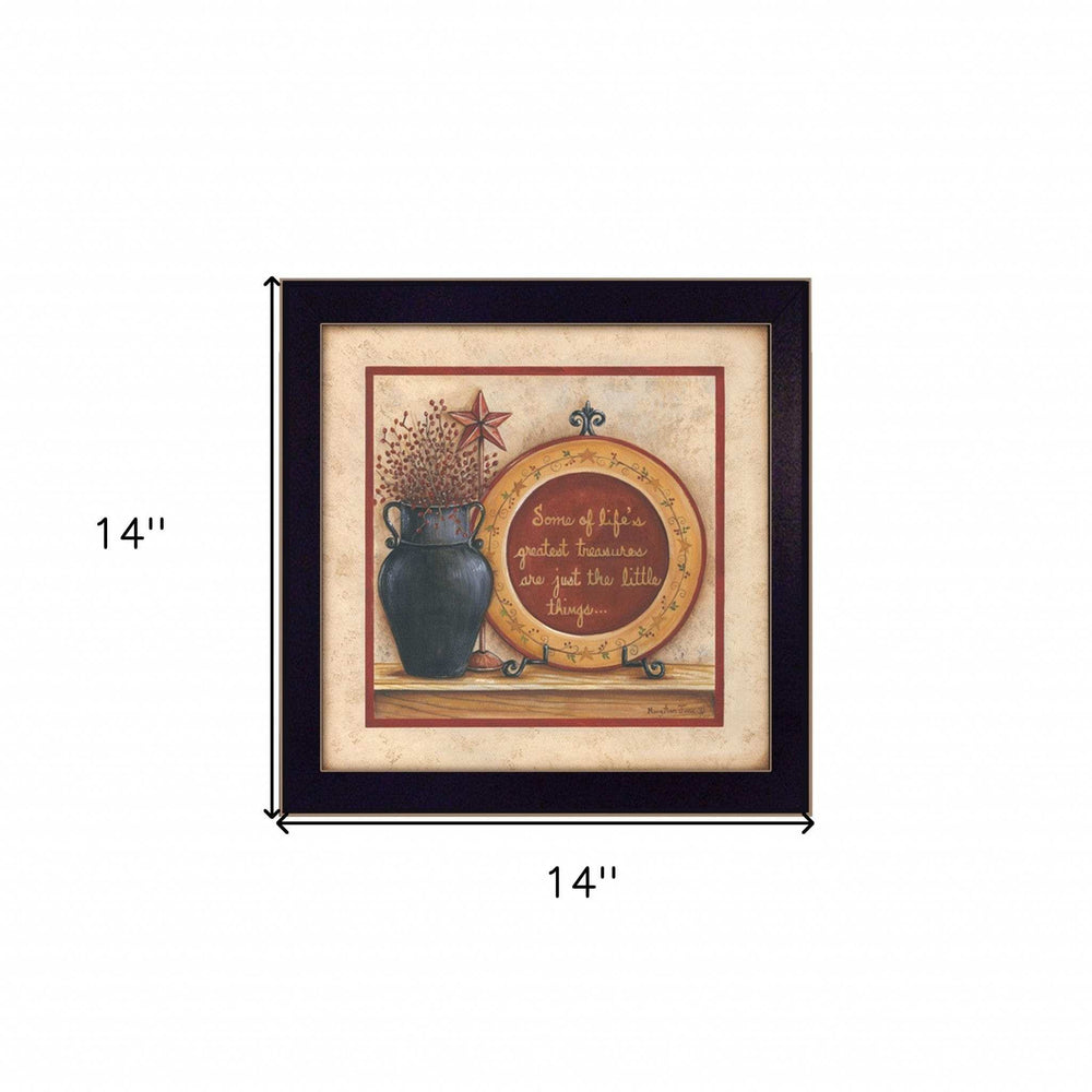 Greatest Treasures 1 Black Framed Print Wall Art - Homeroots - Flyclothing LLC