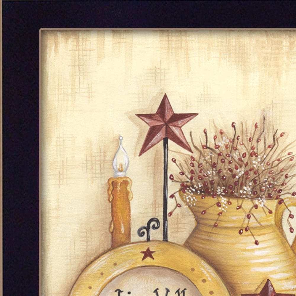 Words to Live Black Framed Print Wall Art - Homeroots - Flyclothing LLC