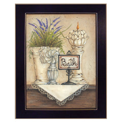 Bath 2 Black Framed Print Bathroom Wall Art - Homeroots