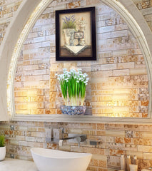 Bath 2 Black Framed Print Bathroom Wall Art - Homeroots