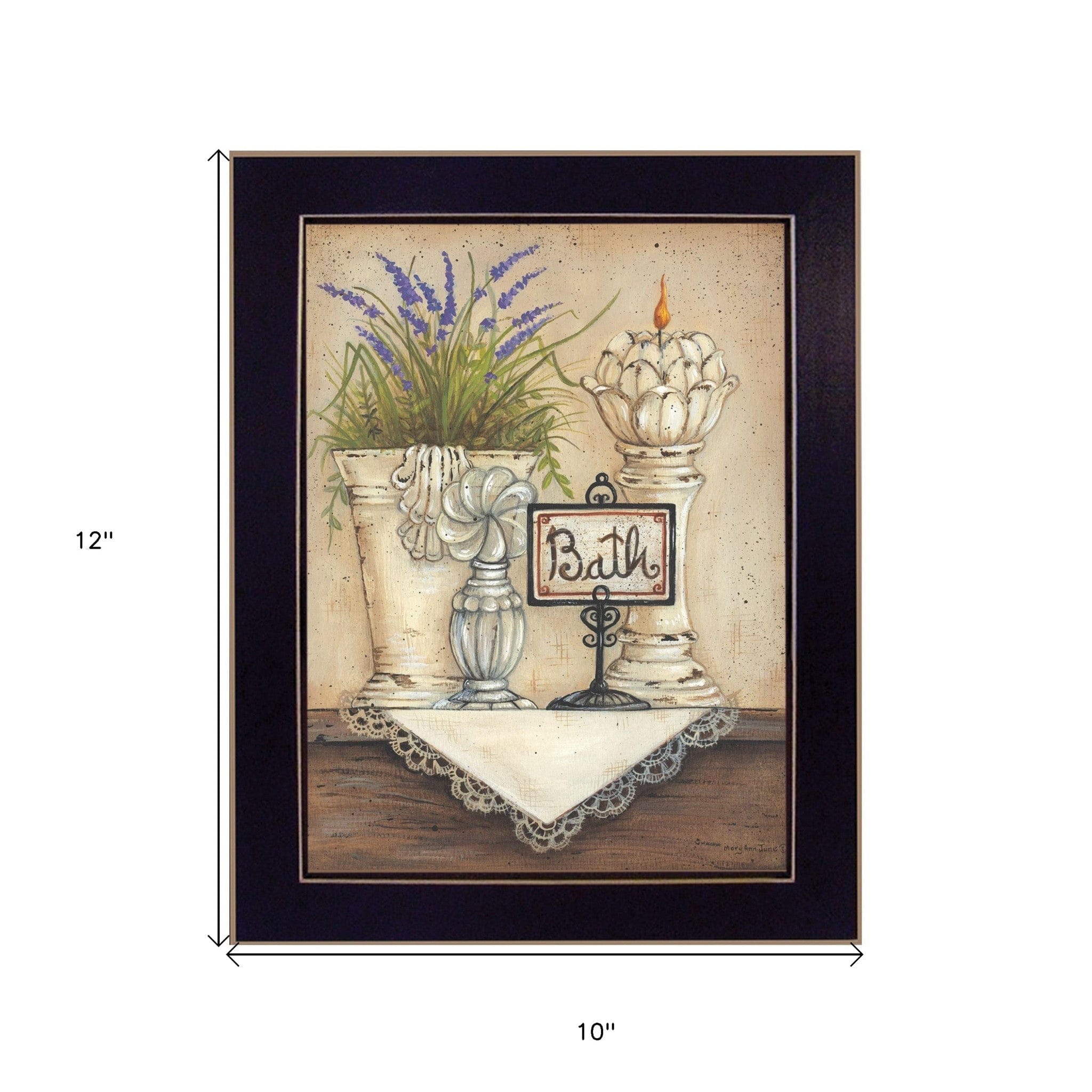 Bath 2 Black Framed Print Bathroom Wall Art - Homeroots