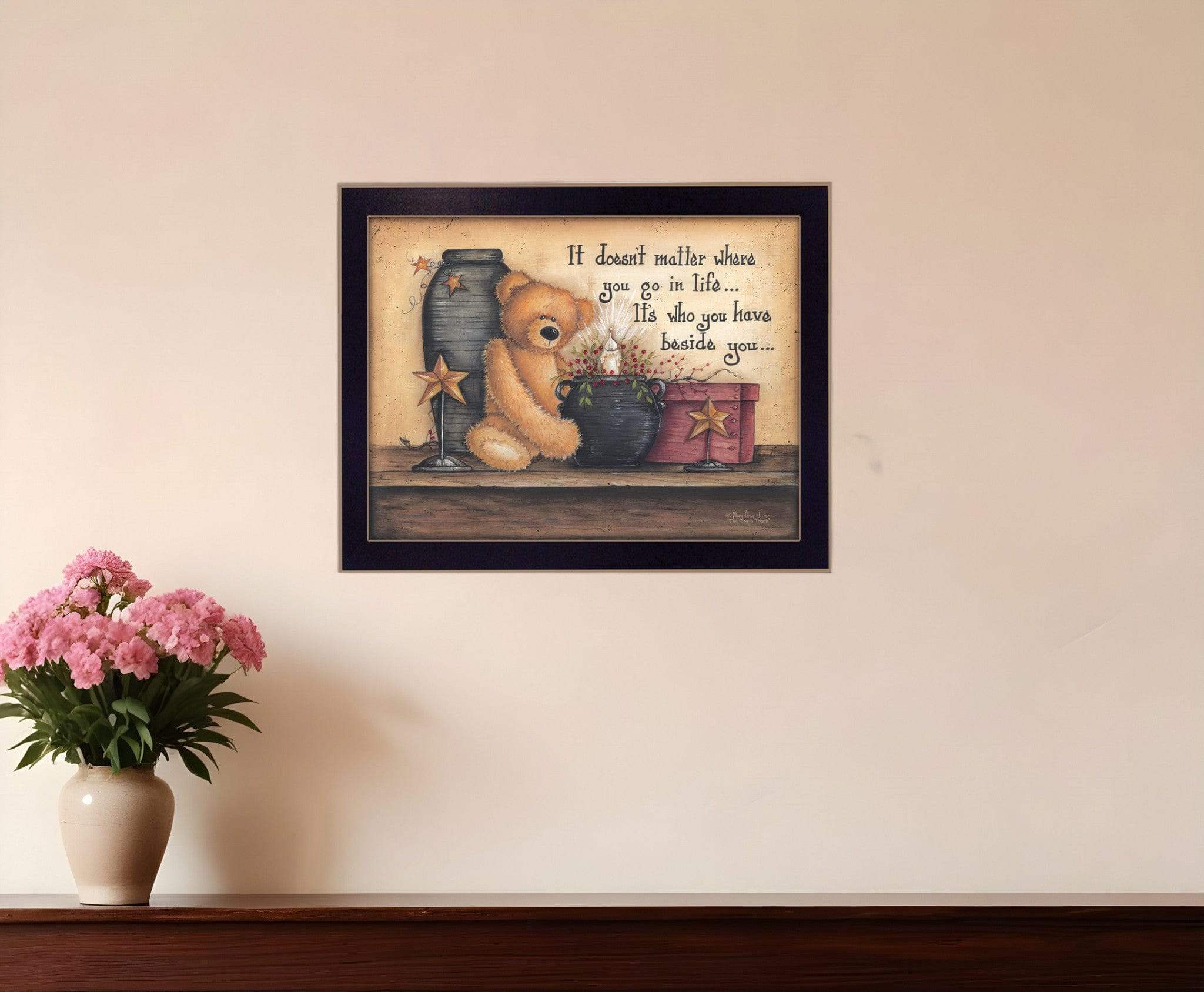 The Simple Truth 2 Black Framed Print Wall Art - Homeroots - Flyclothing LLC
