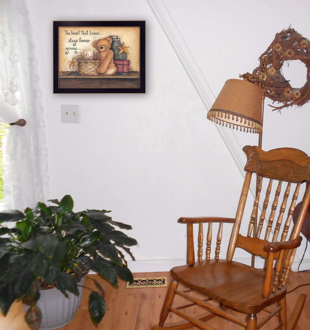 Forever Young 2 Black Framed Print Wall Art - Homeroots - Flyclothing LLC