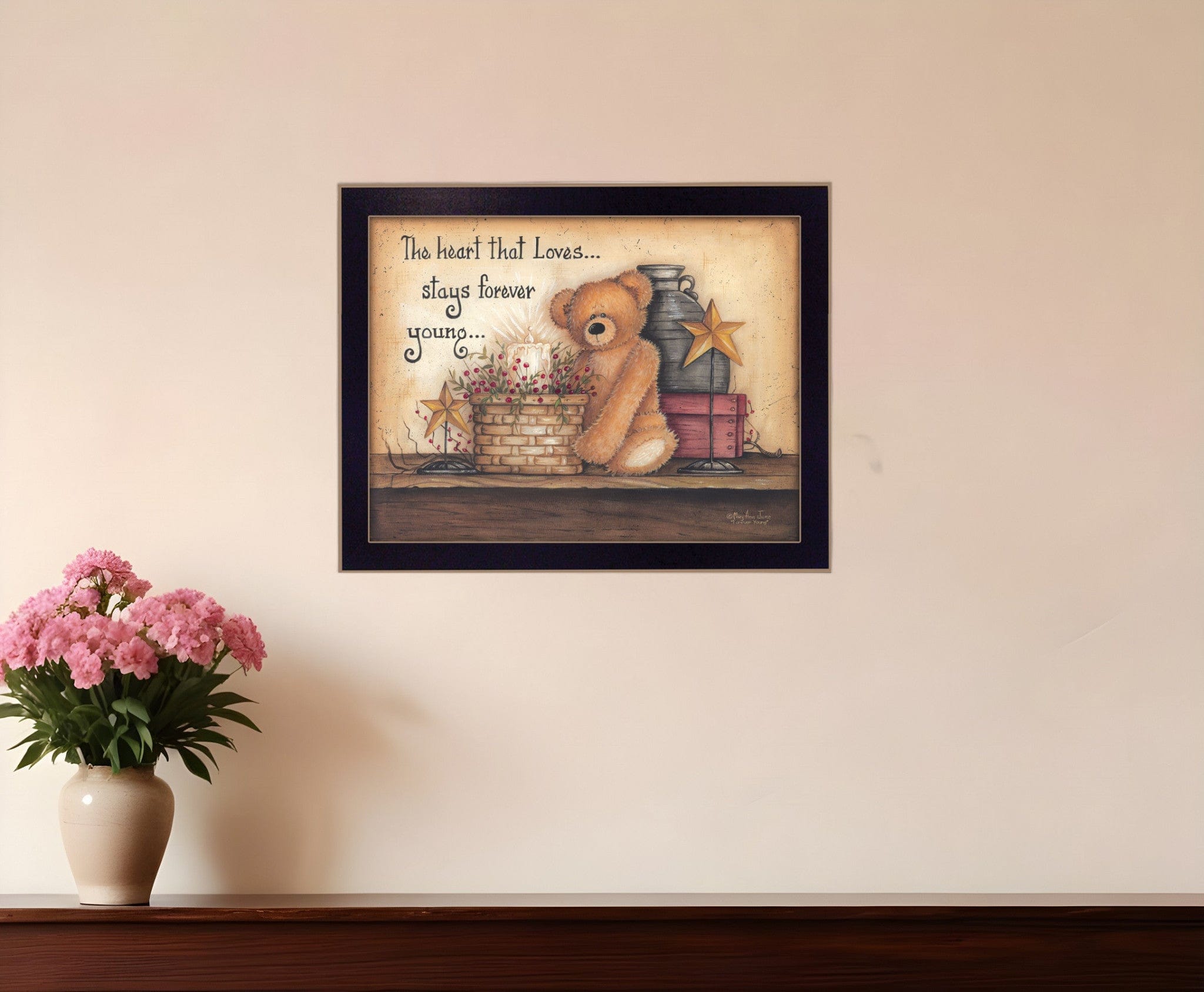 Forever Young 2 Black Framed Print Wall Art - Homeroots