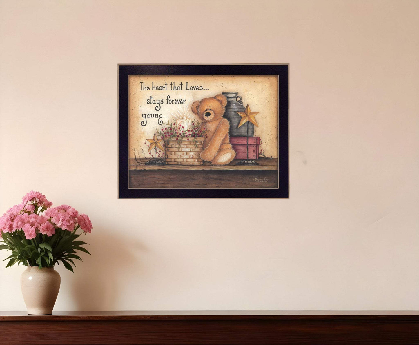 Forever Young 2 Black Framed Print Wall Art - Homeroots - Flyclothing LLC