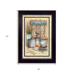 Another Day in Paradise 1 Black Framed Print Wall Art - Homeroots