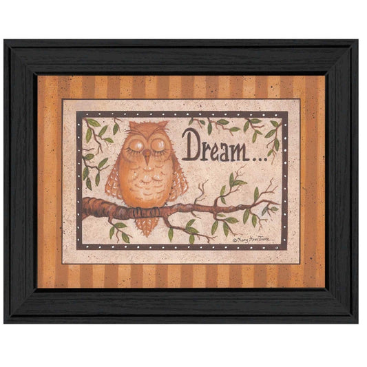 Dream 2 Black Framed Print Wall Art - Homeroots