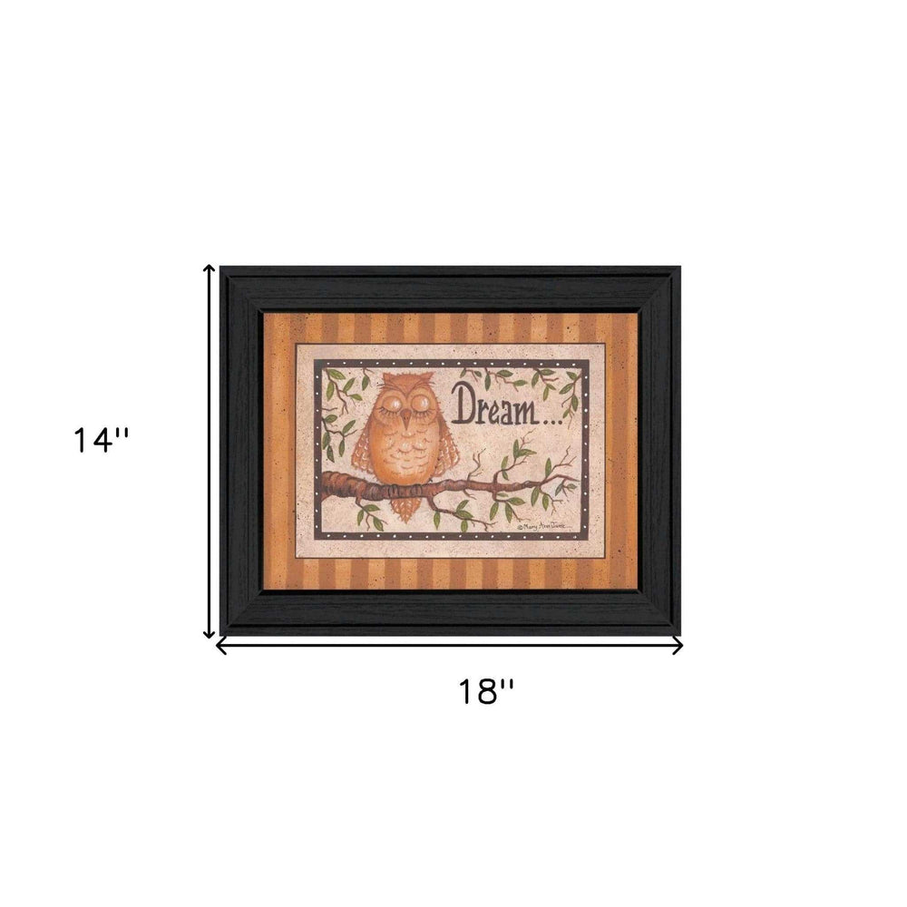 Dream 2 Black Framed Print Wall Art - Homeroots - Flyclothing LLC