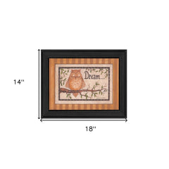 Dream 2 Black Framed Print Wall Art - Homeroots