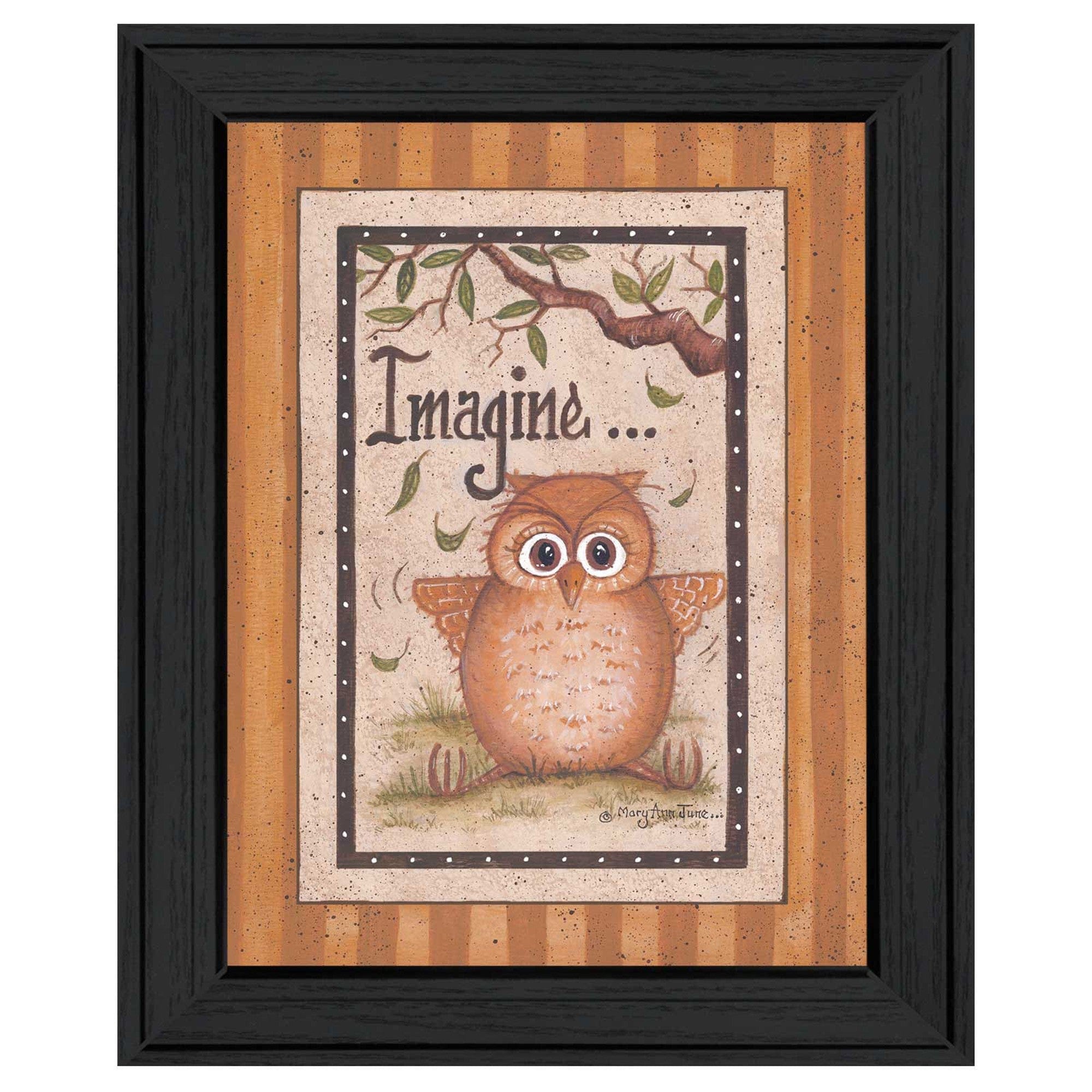 Imagine Black Framed Print Wall Art - Homeroots