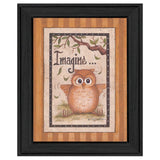 Imagine Black Framed Print Wall Art - Homeroots